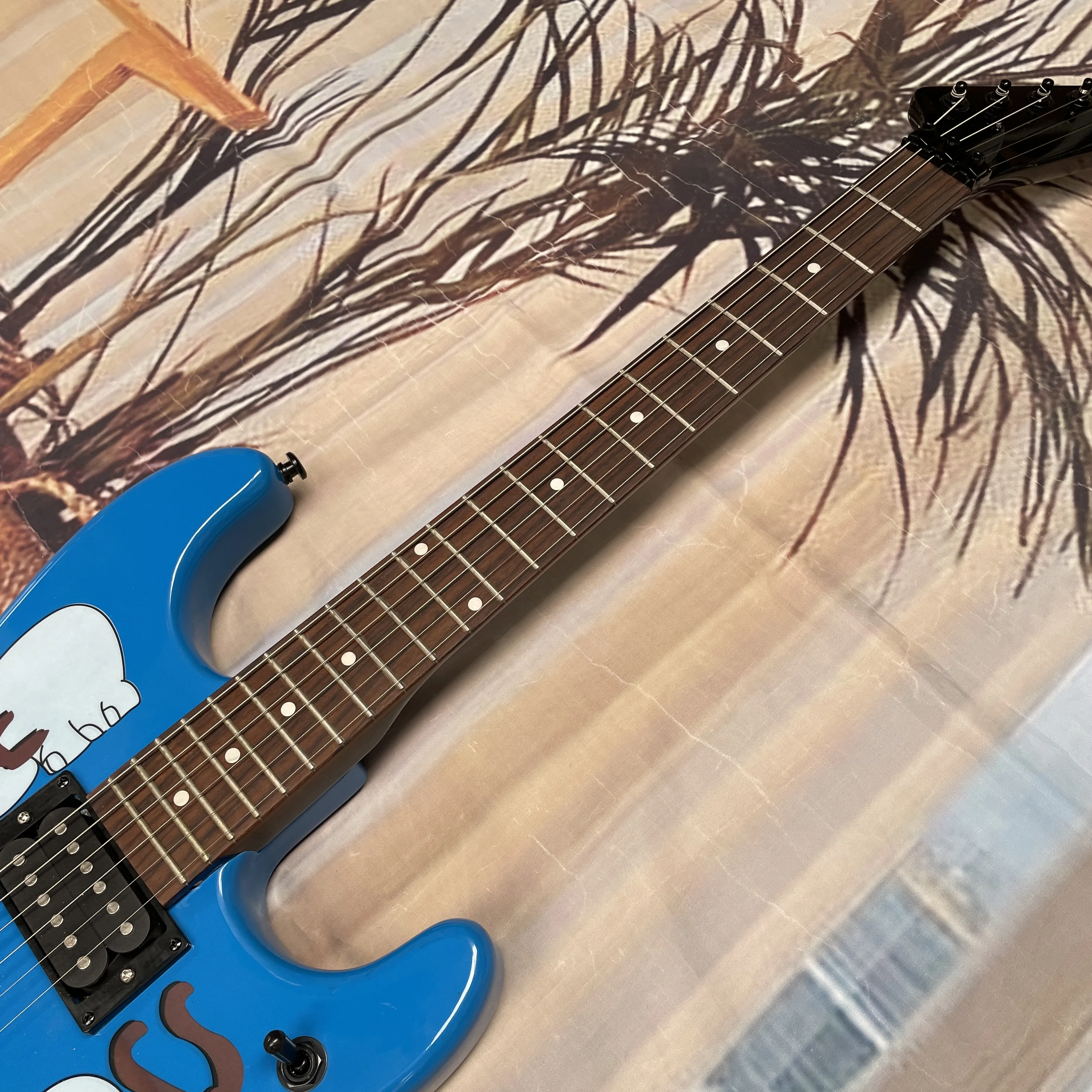Mavi arka planlı çizgi film de - Electric Guitar Beginner incelemesi ve fiyatı