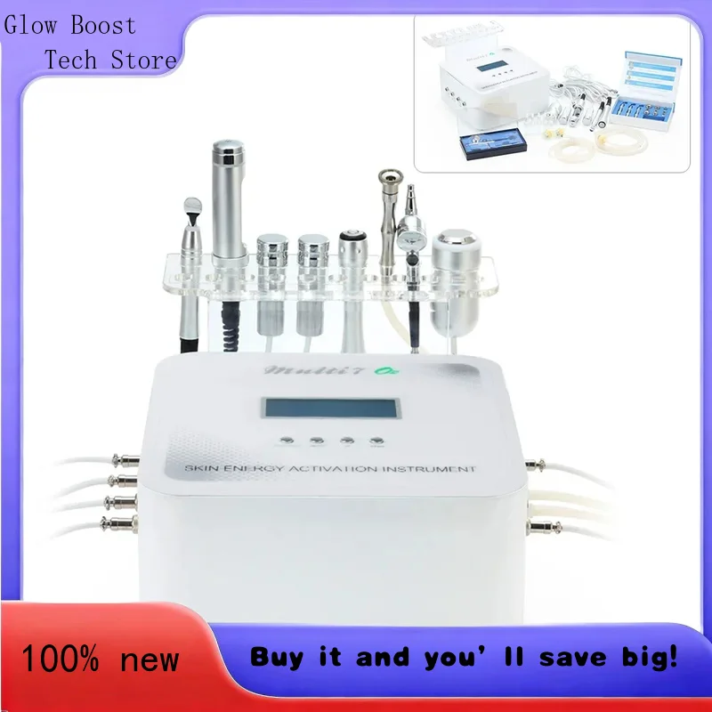 

Glow 8 IN 1 Eye Skin Care Device Microdermabrasion Skin Lifting Spray Dermabrasion Wrinkle R