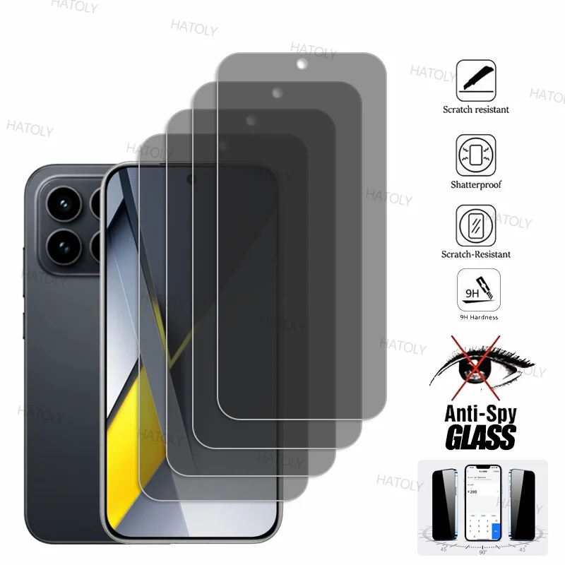 2/4PCS Anti-Spy Scr… - image