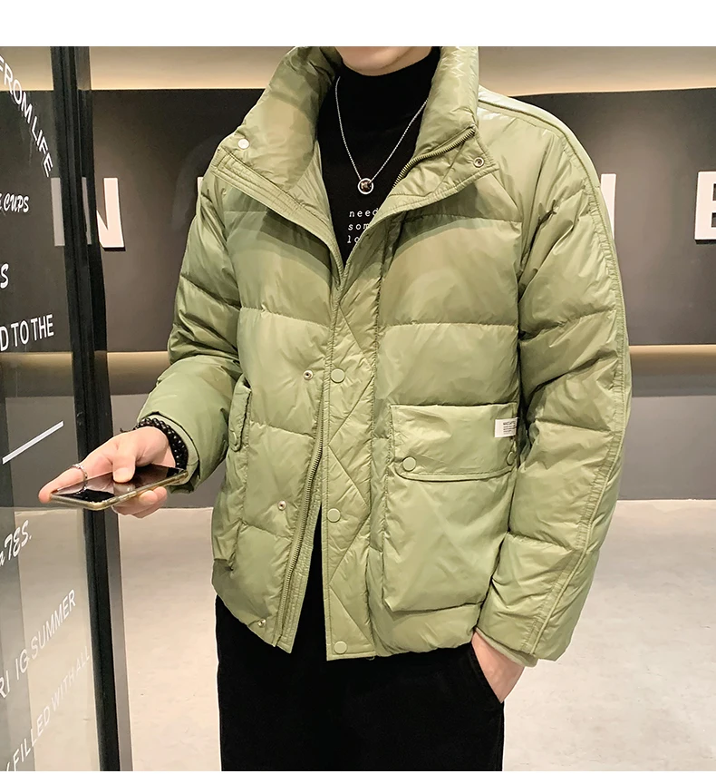 2024 new arrival winter jacket white duck down jackets men,mens fashion thicken warm parkas hooded trench coat full size M-5XL