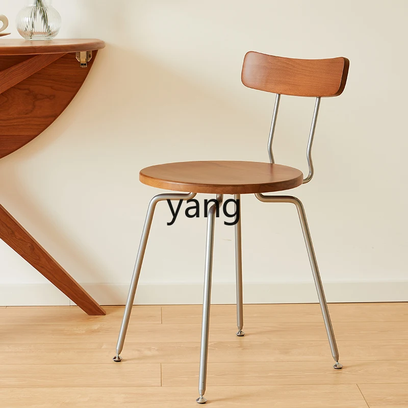 

LTT Nordic retro dining chair medieval leisure chair restaurant simple Japanese-style home dining table and chairs