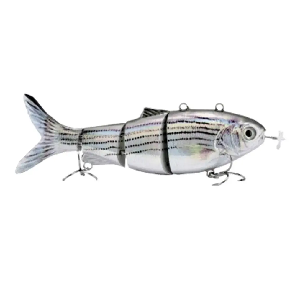 

Bionic Fish Electric Lure Wobblers 3D 5.1" Fishing Baits Kit Multi Jointed USB Rechargeable Swimbait Hard Fishing Lure