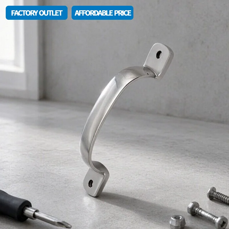 3pcs Industrial Chassis Cabinet Door Handle Simple New Chinese Style Factory Direct Sales Stainless Steel Handle