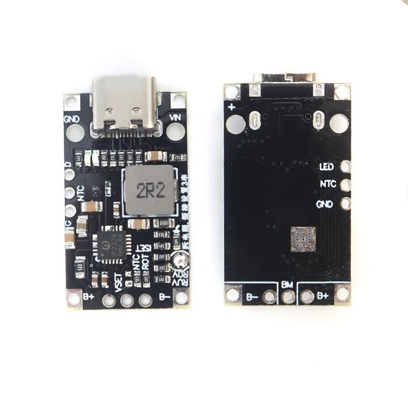 2S 3S Type-C USB BMS 15W 8.4V 12.6V 1.5A Lithium Battery Charging Boost Module With Balanced Support Fast Charge With Indicator 2