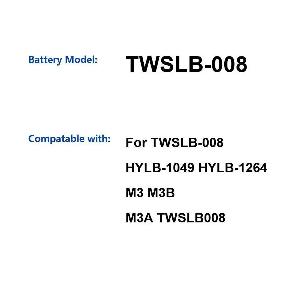 

Долговечный аккумулятор для тестера оптоволокна Edan M3 M3B M3A TWSLB-008 HYLB-1049 HYLB-1264 5200 мАч