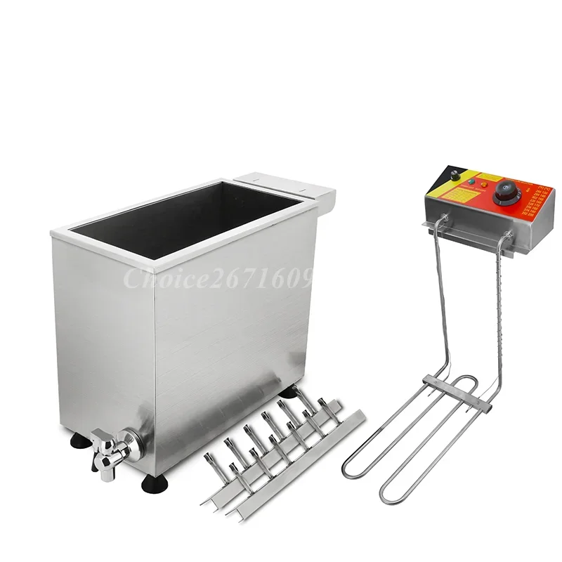 Commercial Cheese Hot Dog Stick Thickened Stainless Steel Large Capacity Brushed Hot Dog Rod Fryer