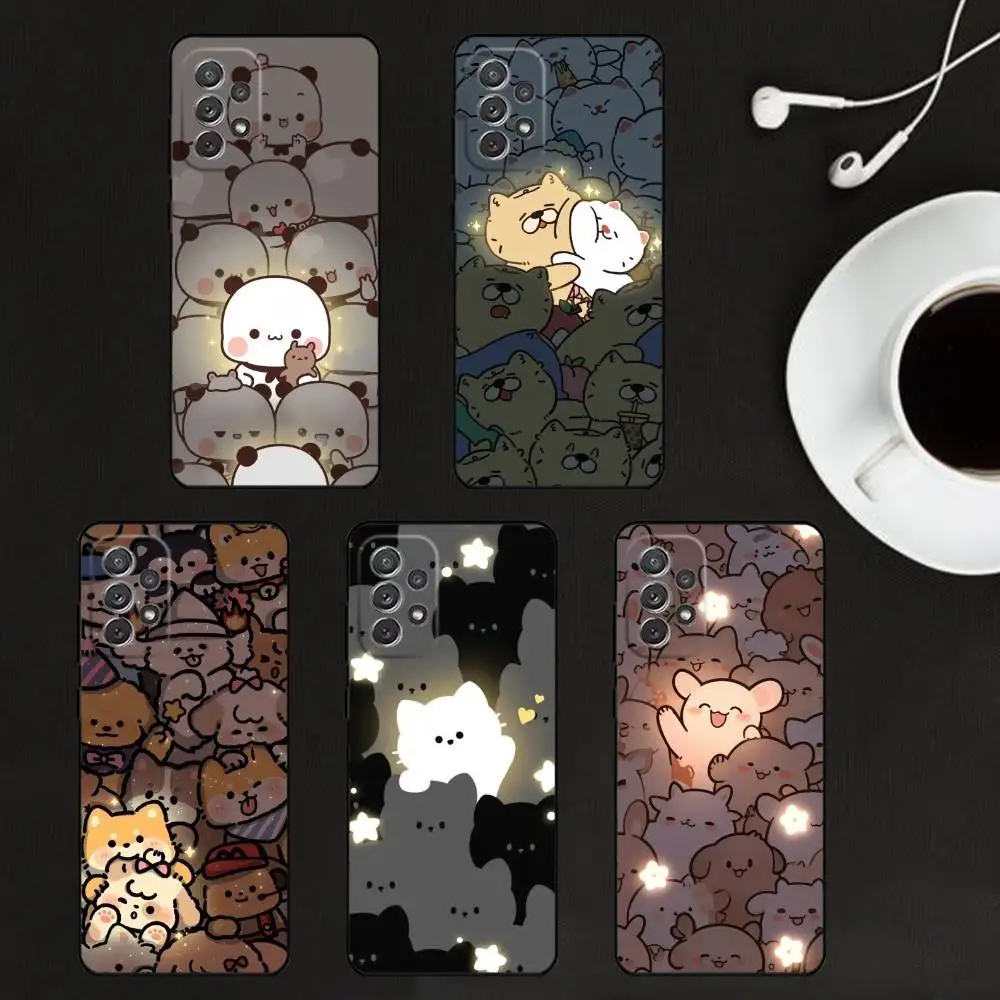 

Sleek Sketch Charm glowing cartoon Phone Case For Samsung S25,S24,S21,S22,S23,S30,Ultra,S20,Plus,Others Soft Black Cover