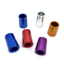 Casquillos de manga de aluminio para palos de golf, conexión de bola de eje del conductor, anillo de aluminio, accesorios de golf de alta calidad, 10 piezas por juego