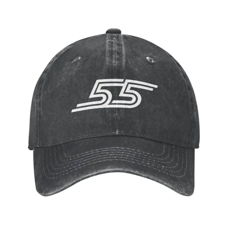 Custom Cotton Carlos Sainz 55 Formula Racing Driver Baseball Cap Women Men Breathable Dad Hat Streetwear