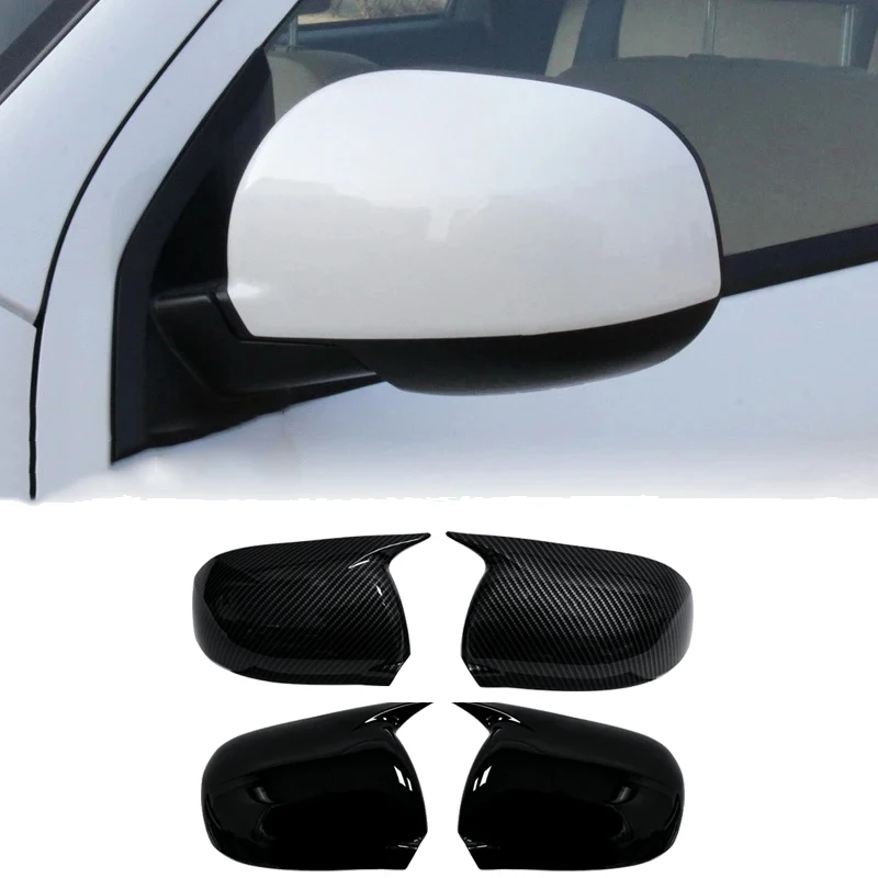 

2PCS for Mitsubishi ASX Outlander 2013-2018 Side Mirror Cover Caps ABS Plastic Car Exterior Accessories No Turning Lights