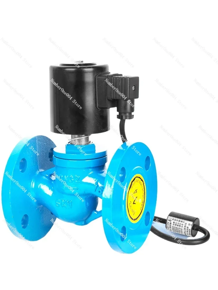 

Cast Steel Flange High Temperature High Pressure Steam Valve Water Valve Normally Closed Piston Solenoid Valve Dn25 32 40 50
