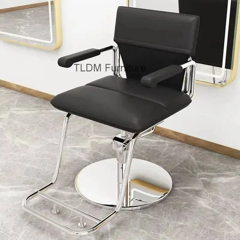 

Luxury Portable Barber Chair Classic Upmarket Modern Simple Comfort Ergonomic Chair Petite Beauty Salon Taburete Salon Furniture