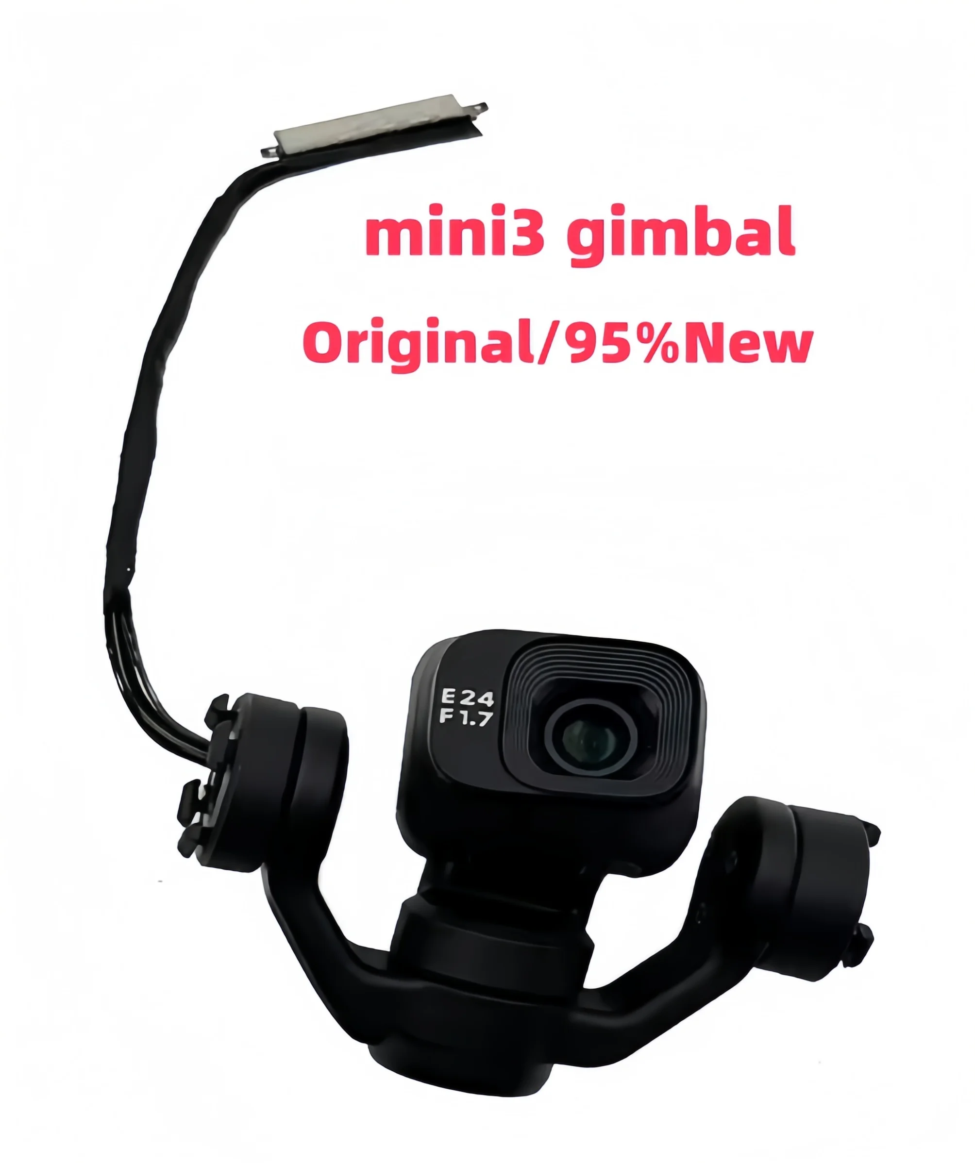 DJI Mini 3 Camera Original Gimbal PartsPTZ Cable, Gimbal Rolling Arm Bracket Frame, Glass Yaw Motor Cable, Stock