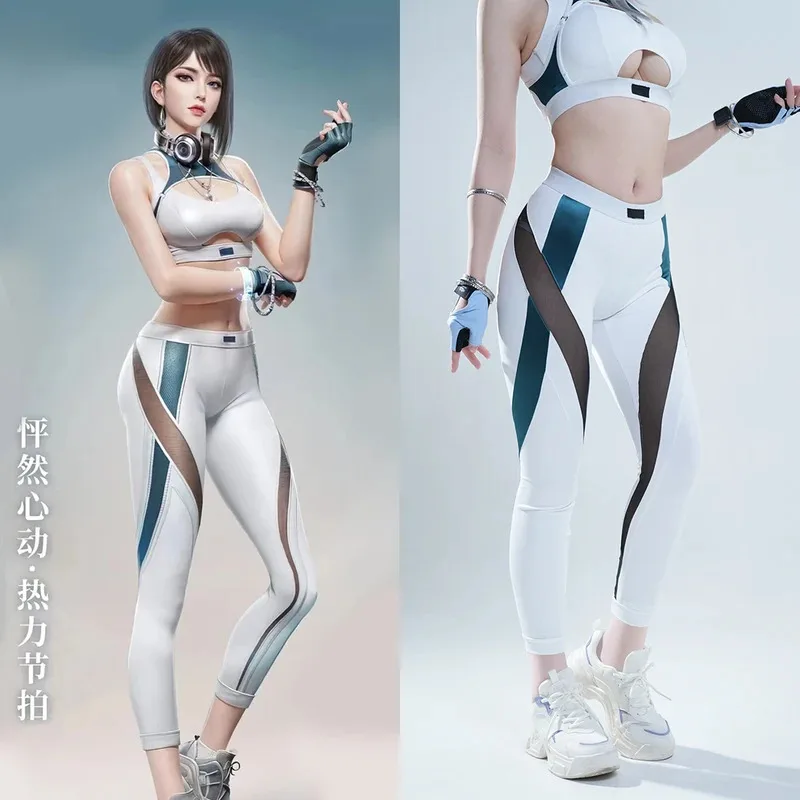 DY20Game Naraka: Bladepoint Shayol Wei Косплей Костюм Shayol Wei Сексуальная одежда для йоги для Хэллоуина, вечеринки для взрослых, женщин, наряд для девочек2