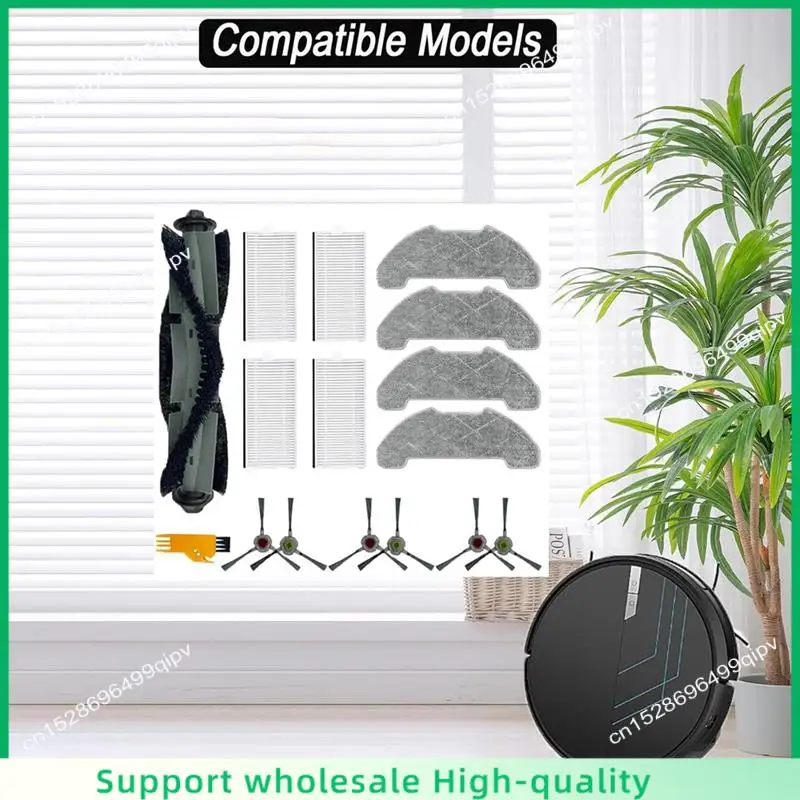 

ABSF For Airrobo P30 Robot Vacuum Cleaner Mian Side Brush Hepa Filter Mop Cloth Replacement Parts Accessories