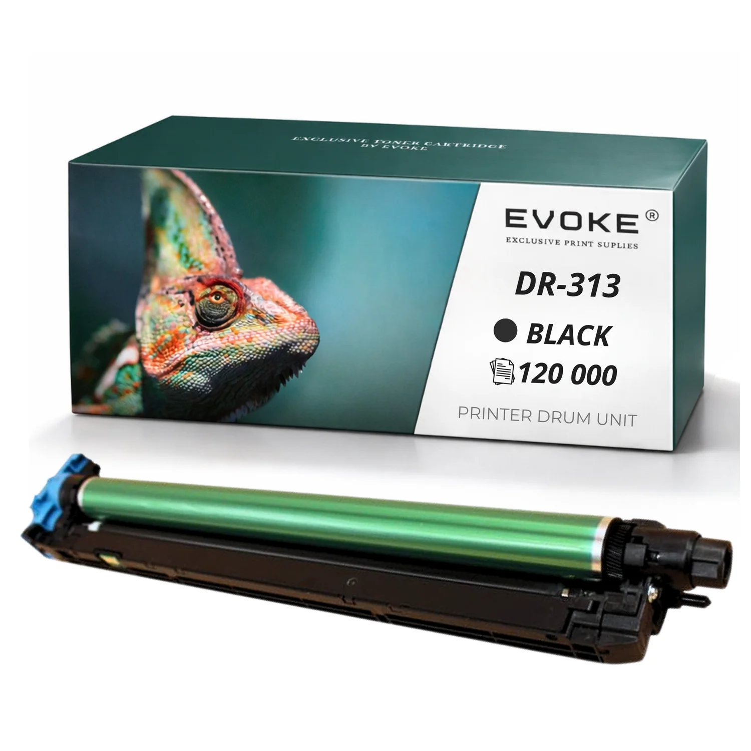 Evoke Compatibele Drum voor Konica Minolta Dr313 Dr-313 Zwart 120000 Pagina's Bizhub C258 C308 C368