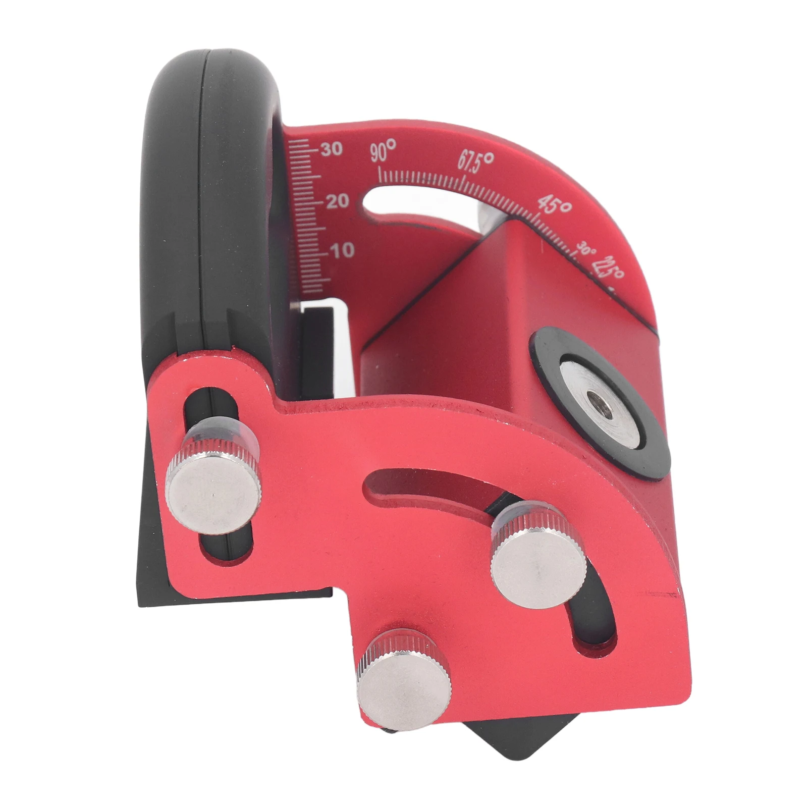 

Luminum Alloy Drill Angle Guide Hole Locator Drilling Locator Wood Splicing Installation Tool For Line Scriber Woodworking