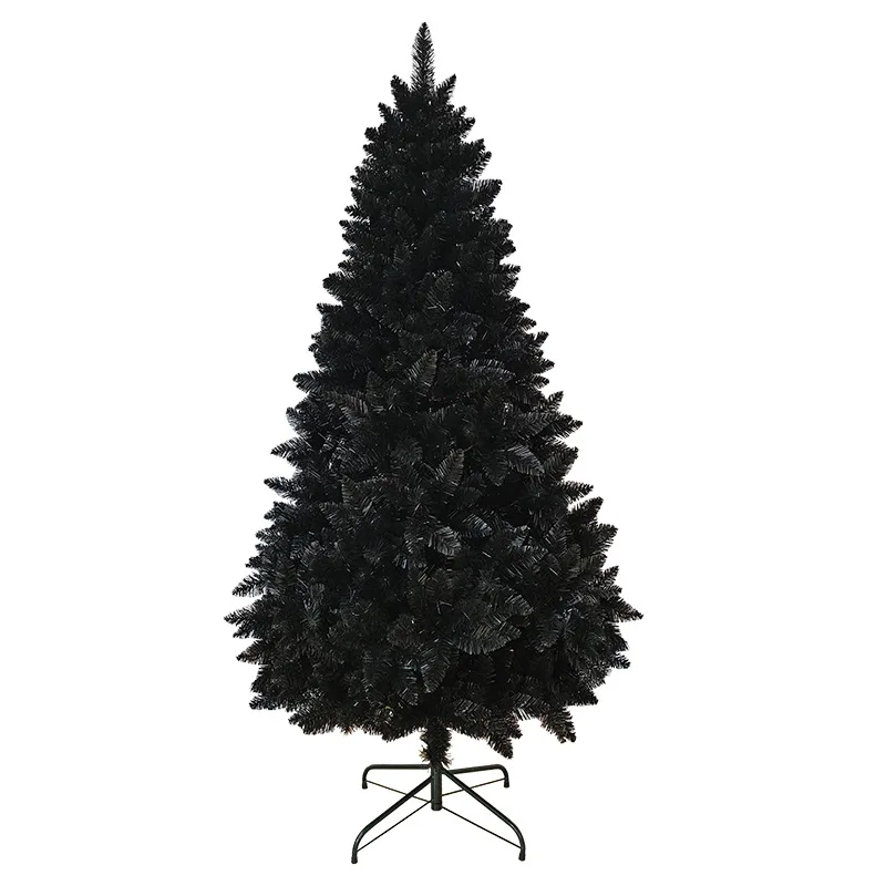 

1.2m / 4.0m PVC encrypted black Christmas tree Christmas New Year shopping mall home decoration