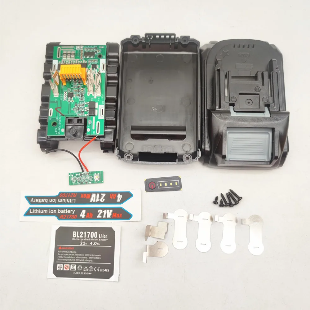 5S1P 5x21700 Holder Li-ion Battery Case PCB Charging Protection Circuit Board Shell Box For makita 18V Housings without Battery