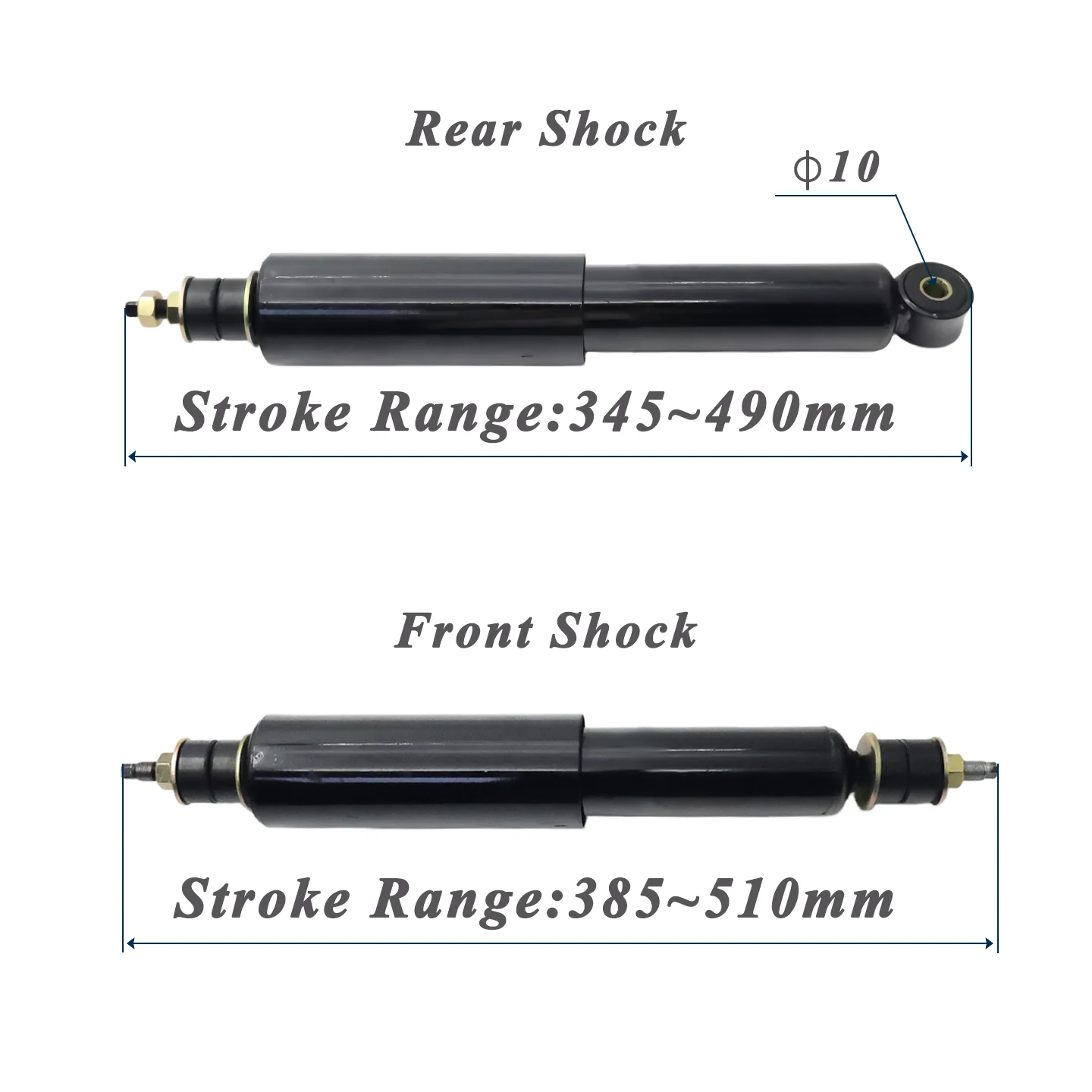 Golf Cart Parts Eagle Front Rear Shock Absorber For Cart shuttle OEM 2504100-003 2511100-005