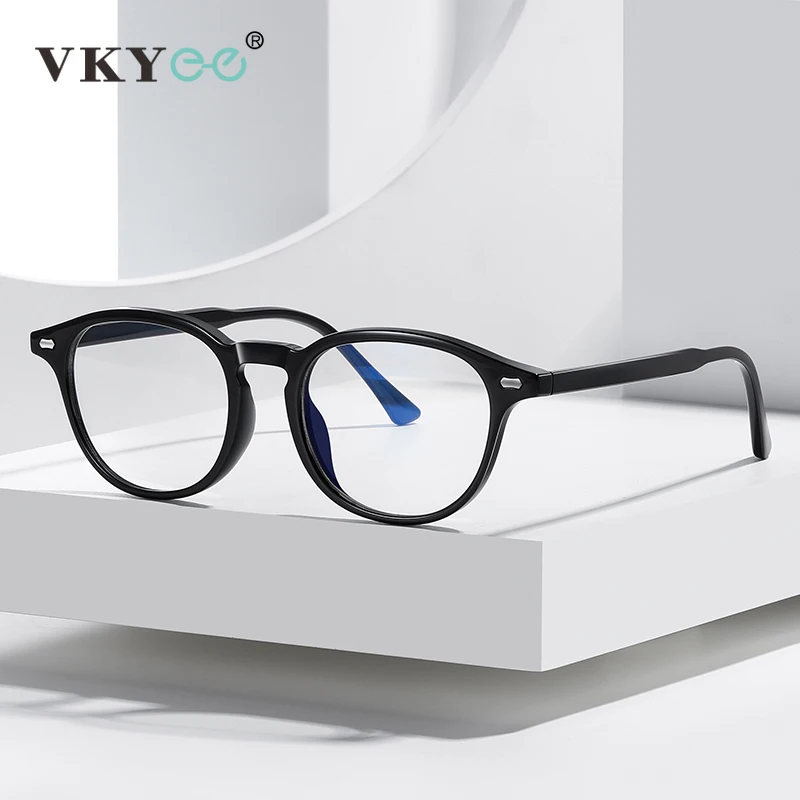 VICKY Women's Prescription Glasses TR90 Reading Glasses Anti Blue Light Glasses Frame Women Customize Any Prescription Eyewear