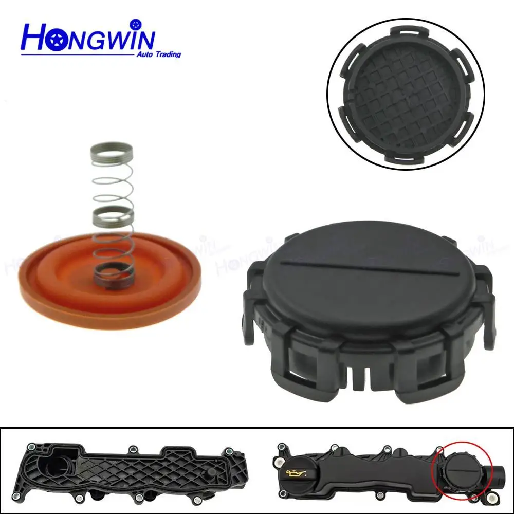 1313806 1254229 Breather Membrane Valve Cover PCV For Ford Focus Fiesta Fusion 1.6TDCi 3M5Q6K271AD 1479837 1233714 3M5Q-6K271-AC