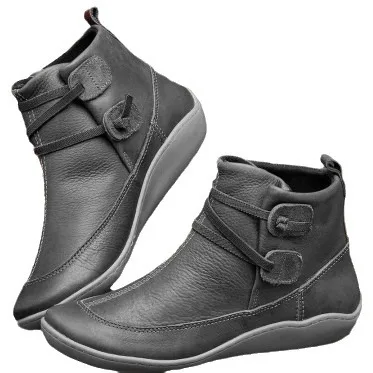 Botas Martin de tacón medio para mujer, zapatos informales para caminar, de fondo plano, estilo inglés, Retro, Otoño e Invierno zapatos mujer 2024 tendencia zapatos botas martin botas botas de exterior zapatillas de mu