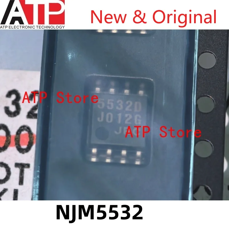 10PCS NJM5532M JRC5532M 5532D SOP-8 Original inventory of integrated chip IC