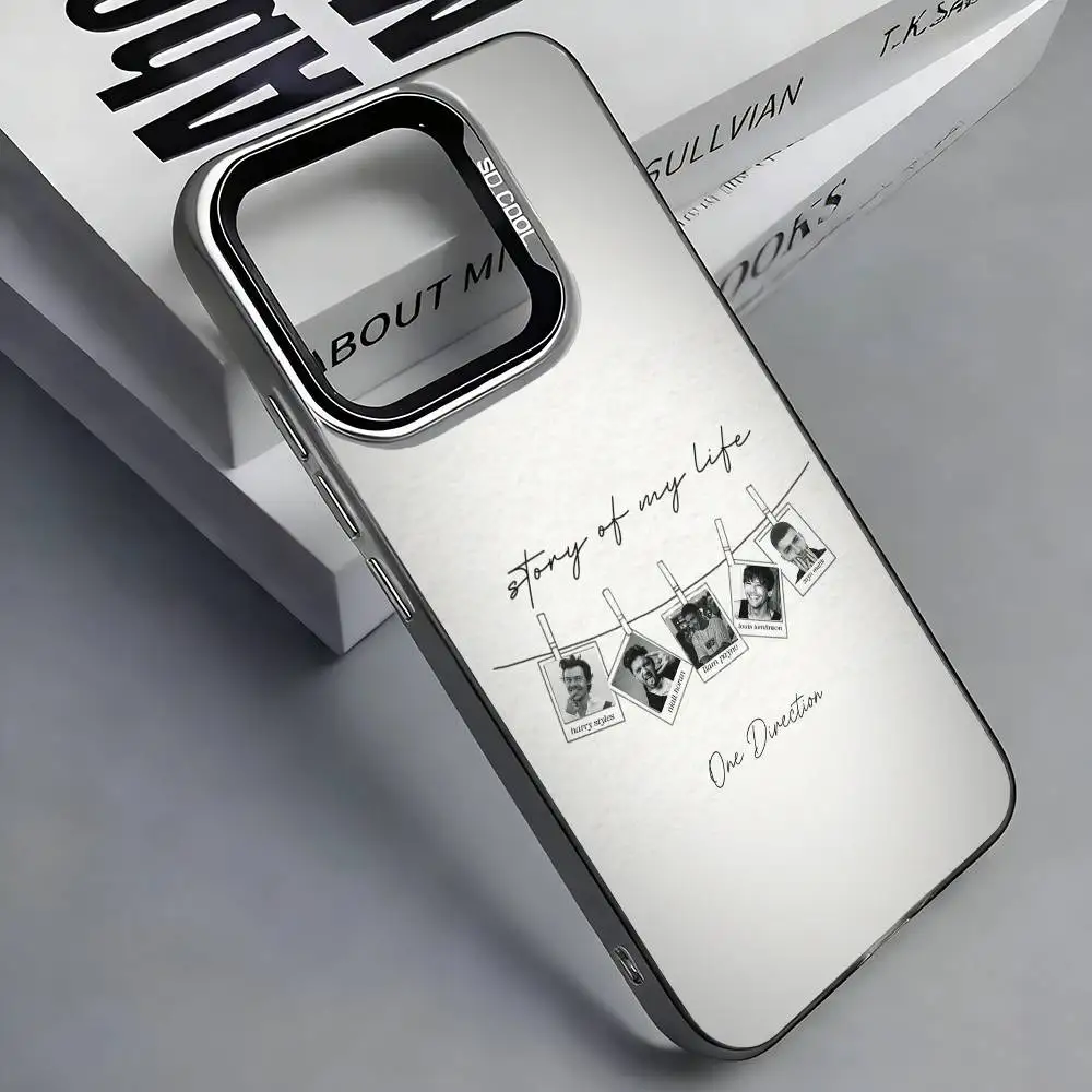 Band O-One D-Directions  Phone Case For iPhone 17, 16,15,14,13,12,11 Plus,Pro Max, Colorful Silver Funda Cover - view 5