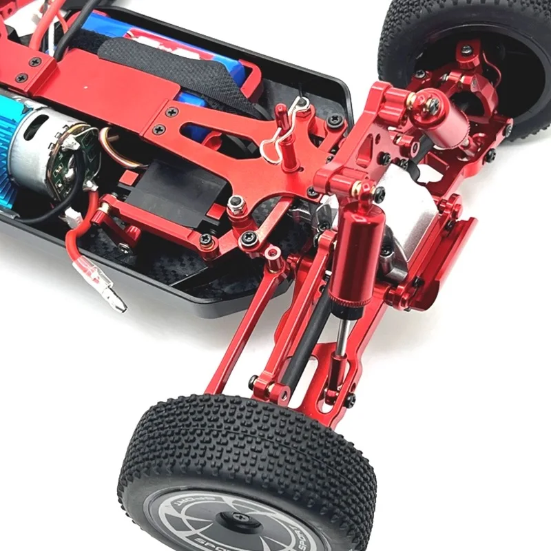 Metalowe ulepszenie serwa / mocowanie baterii, wzmocnienie wahacza do WLtoys 1/14 1/12 JJRC C8803 Rlaarlo, części do samochodów RC