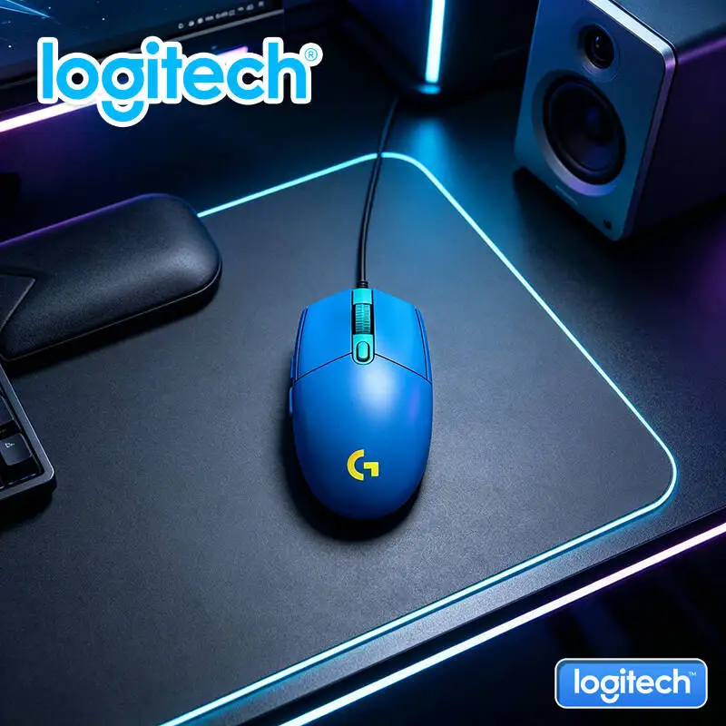 

Logitech G102 Gaming Mouse, 1000Hz Polling Rate, Lightweight Design, RGB Lighting for Competitive FPS
