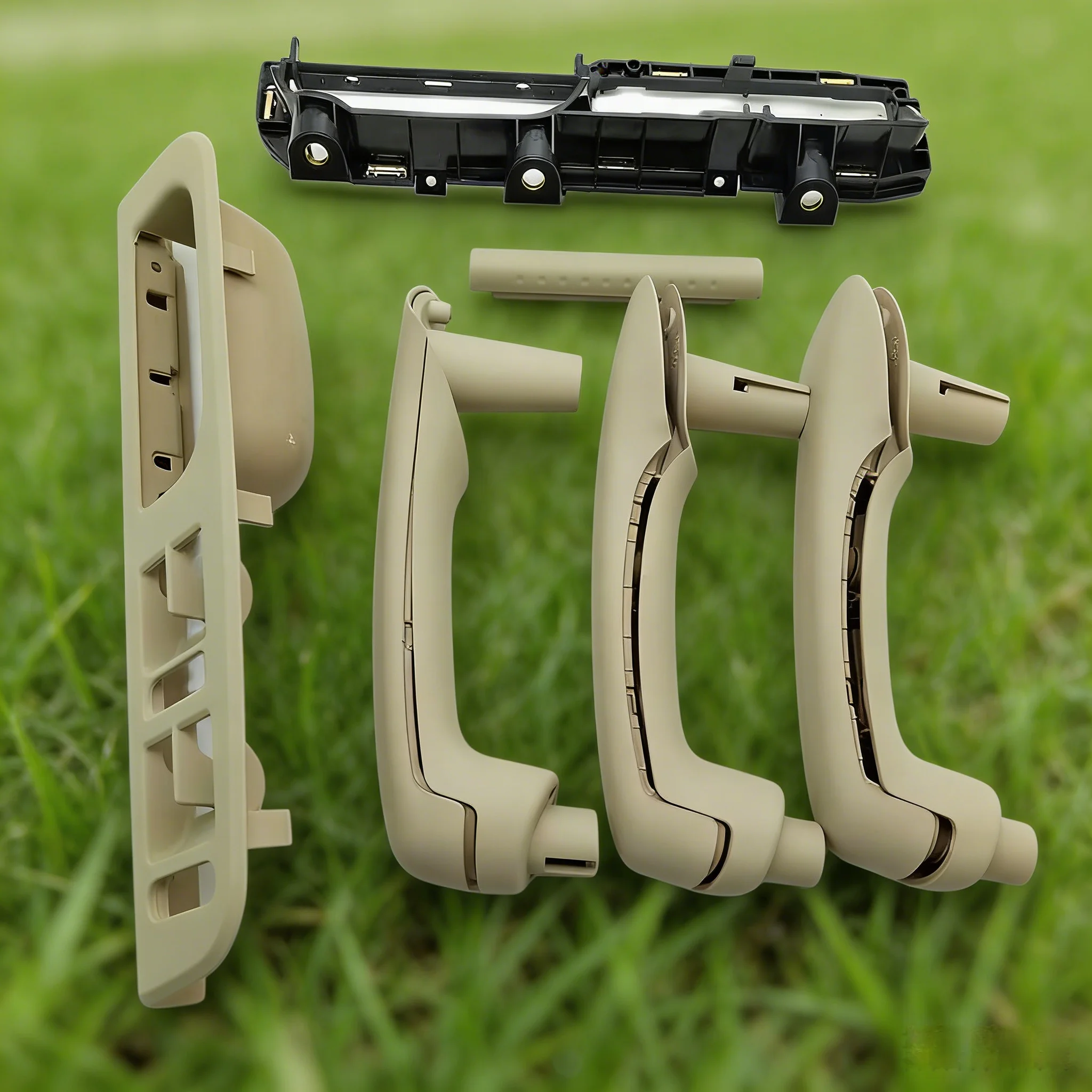 

Комплект из 6 бежевых накладок на внутренние дверные ручки для VW Golf GTI Jetta MK4 1999-2005, артикул 3B1867171E