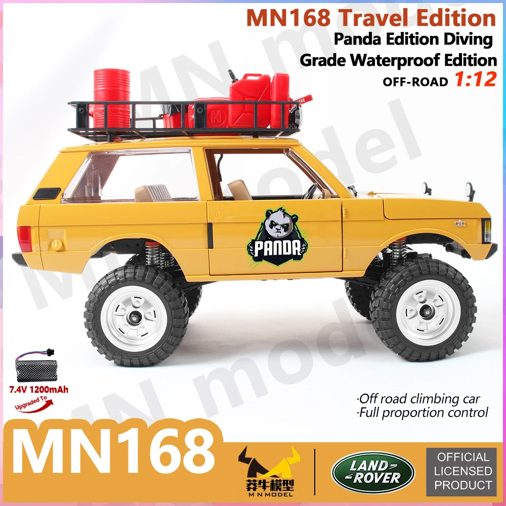MN168 RC سيارة 1:12 مقياس كامل RTR نسخة MN نموذج 2.4G 4WD 280 محرك متناسب على الطرق الوعرة RC سيارة التحكم عن بعد للأولاد هدايا