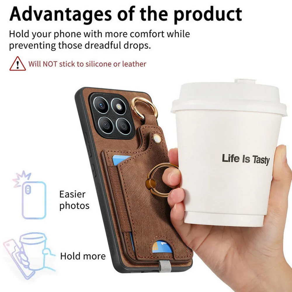 Skórzane etui na telefon Motorola Moto G86 Power G37 G47 G67 G77 G56 G66J G05, Moto Edge 70 60 Pro 50 Fusion S50 Neo. — zdjęcie produktu 5