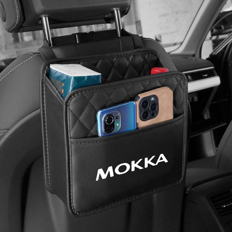 Car Rear Seat Back Storage Bag Organizer Multifunction for opel Mokka accessories Protectors for Trip Kids Travel Multi Hanging