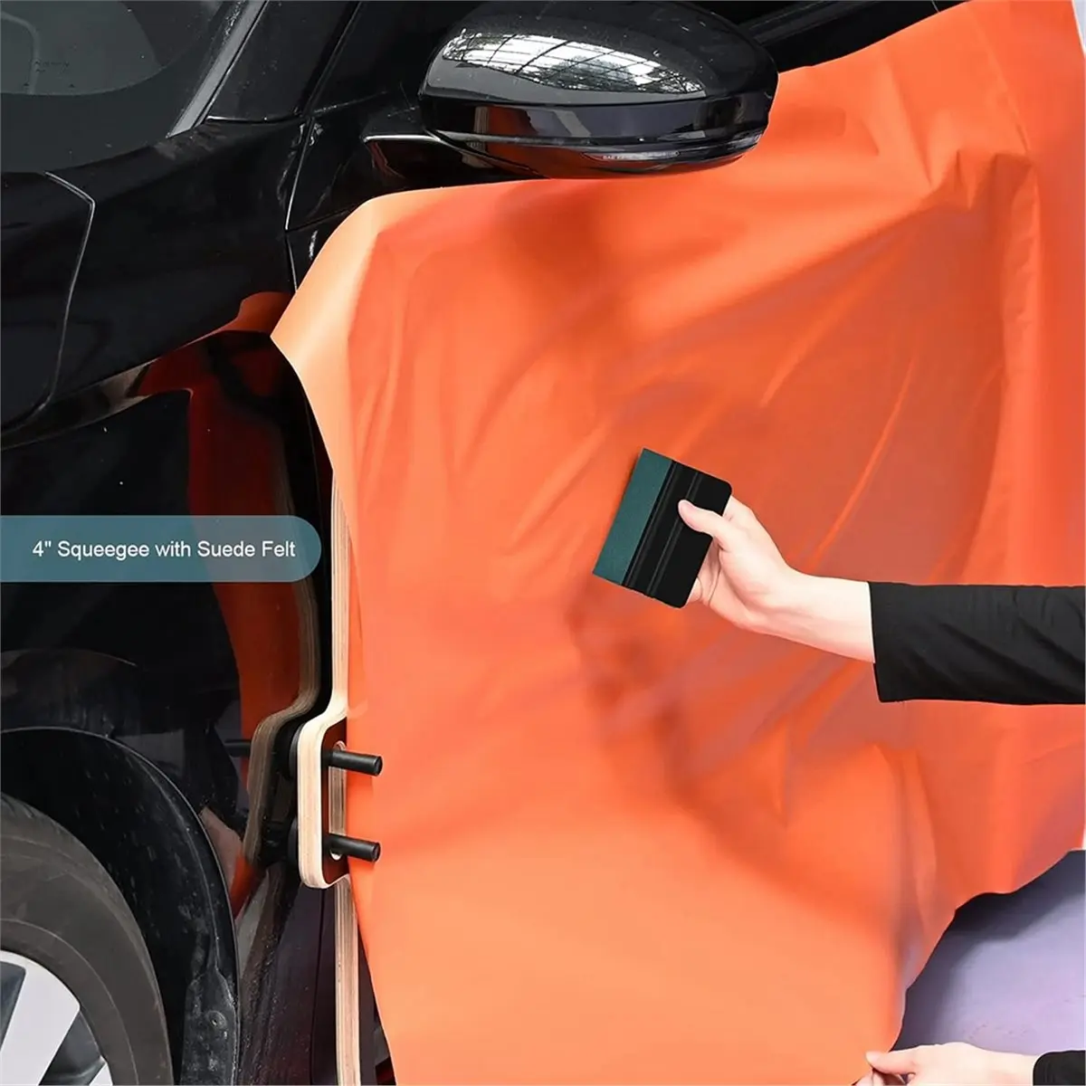 2026 New  Car Window Tint Installation Kit - Vinyl Wrap Tools with Fleece Squeegee, Micro Squeegee, Blade Knife
