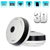 960P HD Wifi IP Camera Home Security 360 Degree Panoramic Fisheye Mini CCTV Camera 1.3MP Home Surveillance Wireless Camera