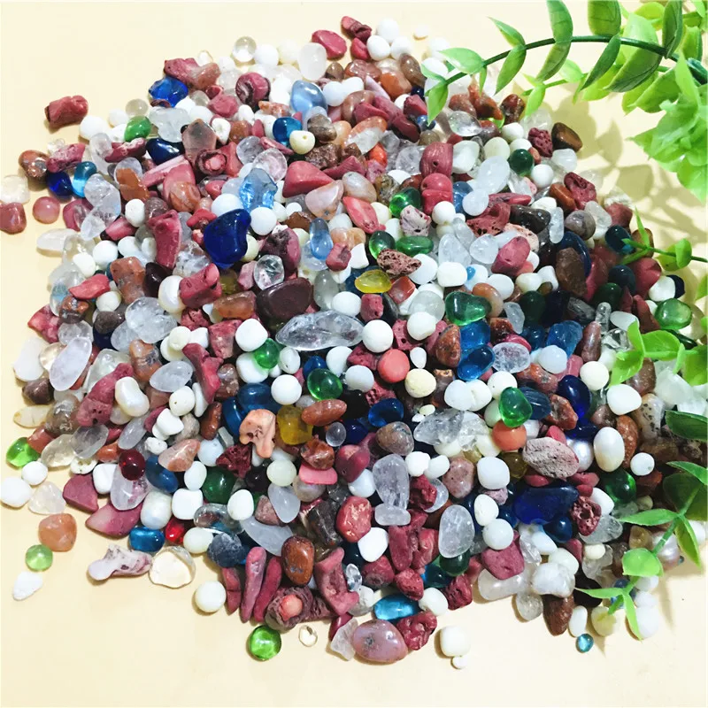 1000g Natural crystal, a mixture of various crystals and mineral specimens for home decoration