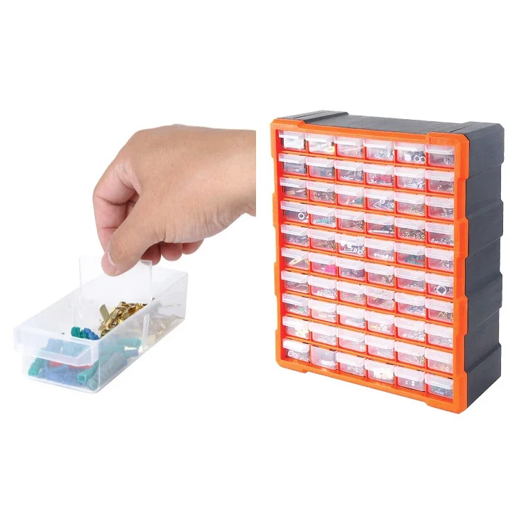 Plastic Parts Sorting Box, Storage Cabinet, Factory Electronic Components Sorting Box, 60 Drawer