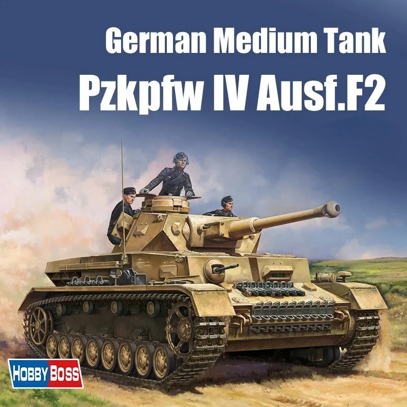 

Комплект модели пластикового танка Trumpeter 84840, немецкий средний танк IV F2 1/48