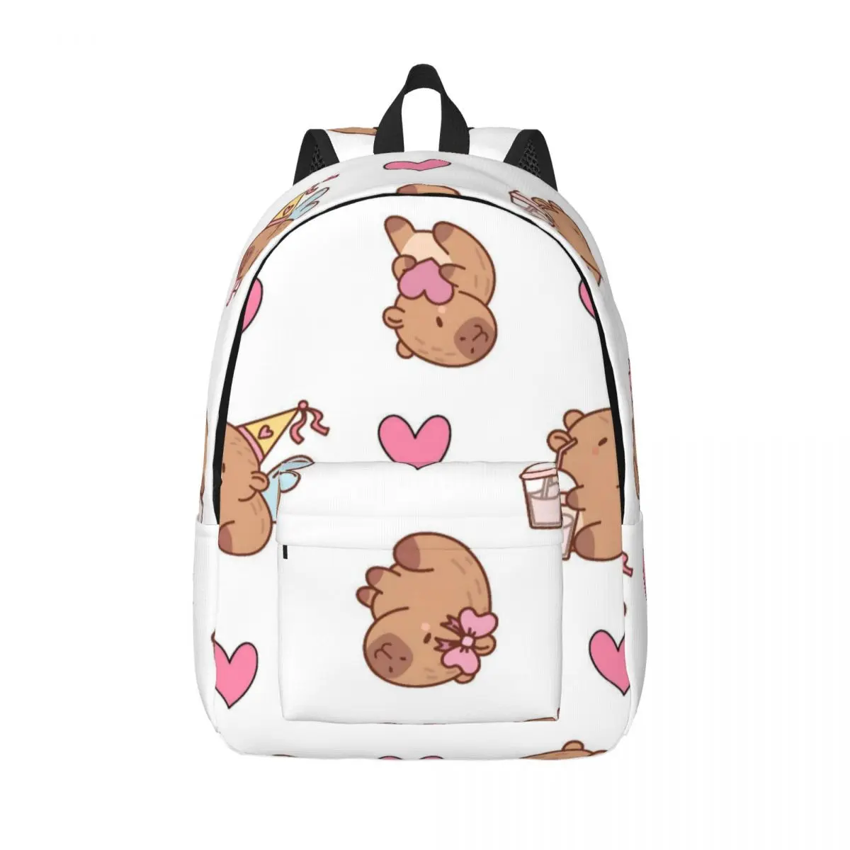 Capybara Backpack Middle High College School Student Book Bags Teens Daypack Travel