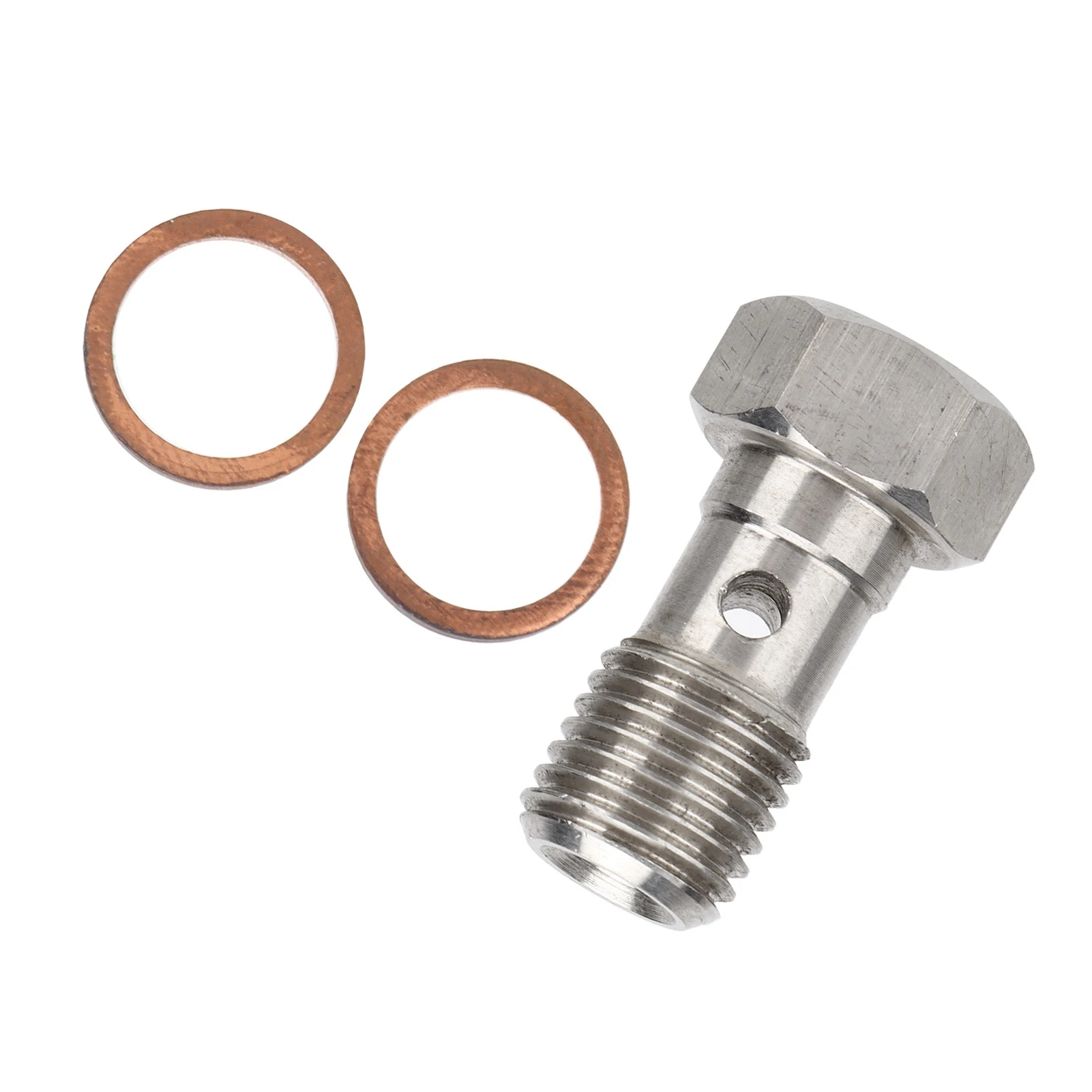 

Болт банджо из нержавеющей стали 7/16 x 20 UNF — адаптер тормозного фитинга длиной 25 мм с 2 шт. шайбами