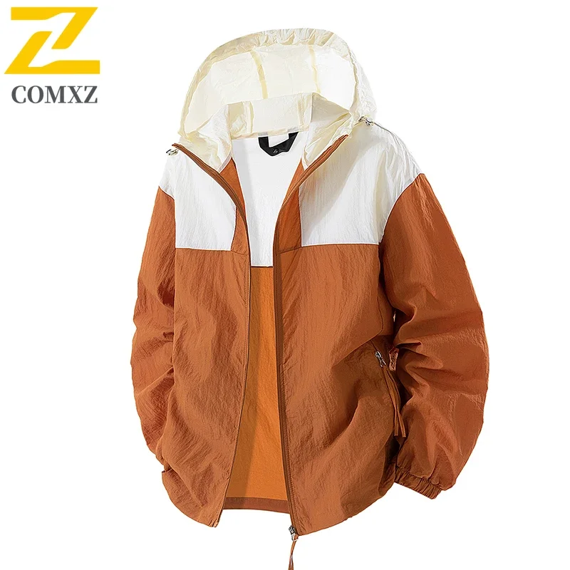 ​ 2025 Chaqueta de protección UV de verano - UPF50+ Camisa solar para deportes al aire libre, cortavientos con capucha transpirable de secado rápido