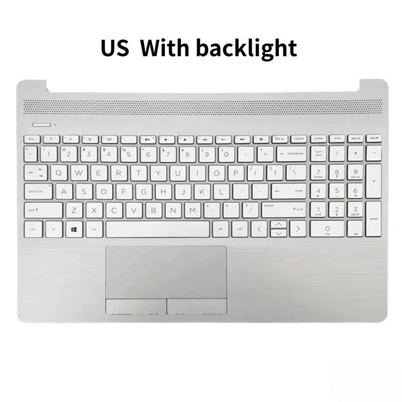 For 15-DW 15-GW 15S-DU 15S-DY 15S-DR 250 255 G8 G9 TPN-C139 US/UK/LA/SP/RU Keyboard Palmrest Upper Cover Computer Replace Parts