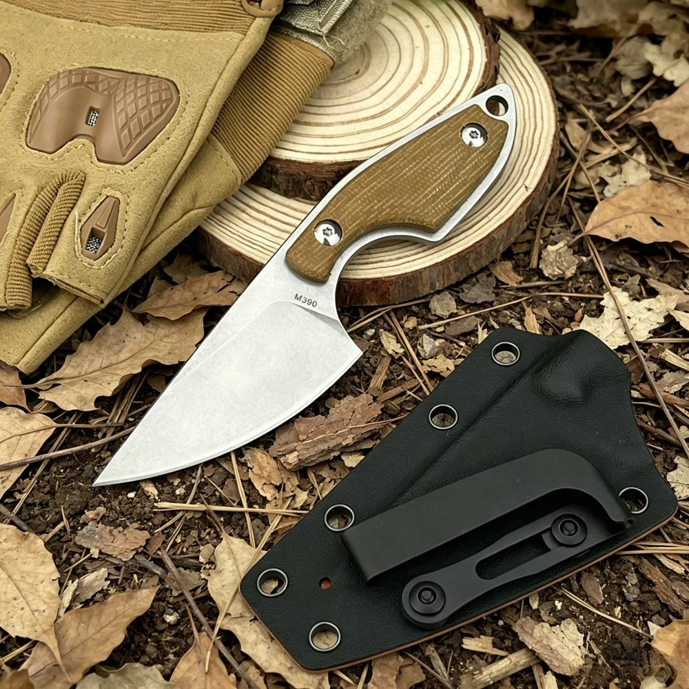Outdoor Fishing Rock Climbing Utility Fixed Knife with Sheath Lightweight Camping Hiking Knives Durable Jungle Trekking Tools