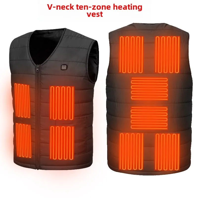 

Self- 12, District 10 VCollar Bottoming VestSUBElectric Thermal Heating Clothes