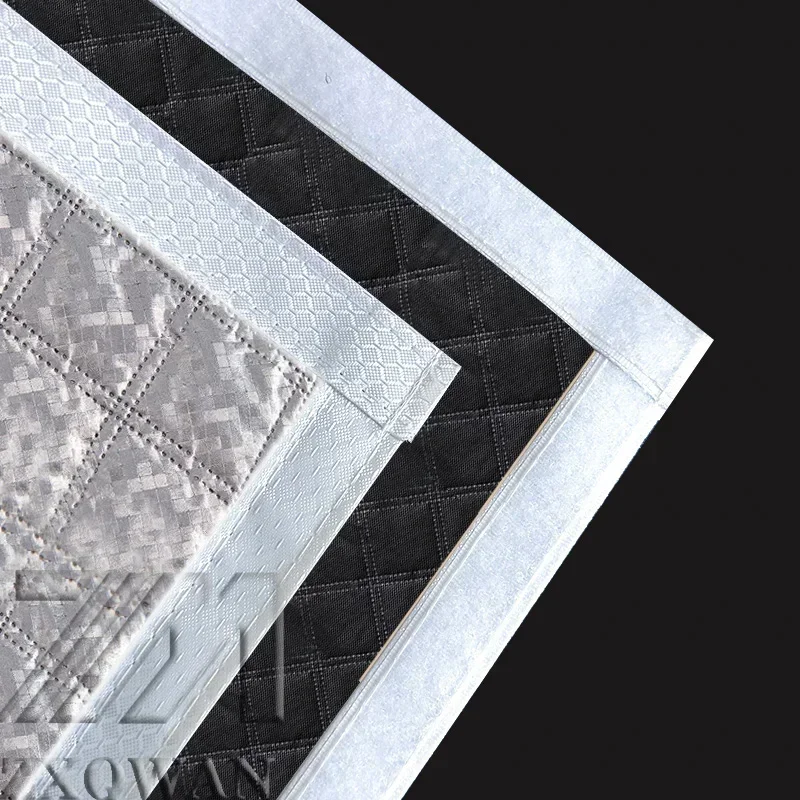 ستائر شتوية سميكة مقاومة للرياح من القطن، ستائر عازلة للنافذة مثبتة ذاتيًا، ستائر مقاومة للبرد على طراز سحاب #3