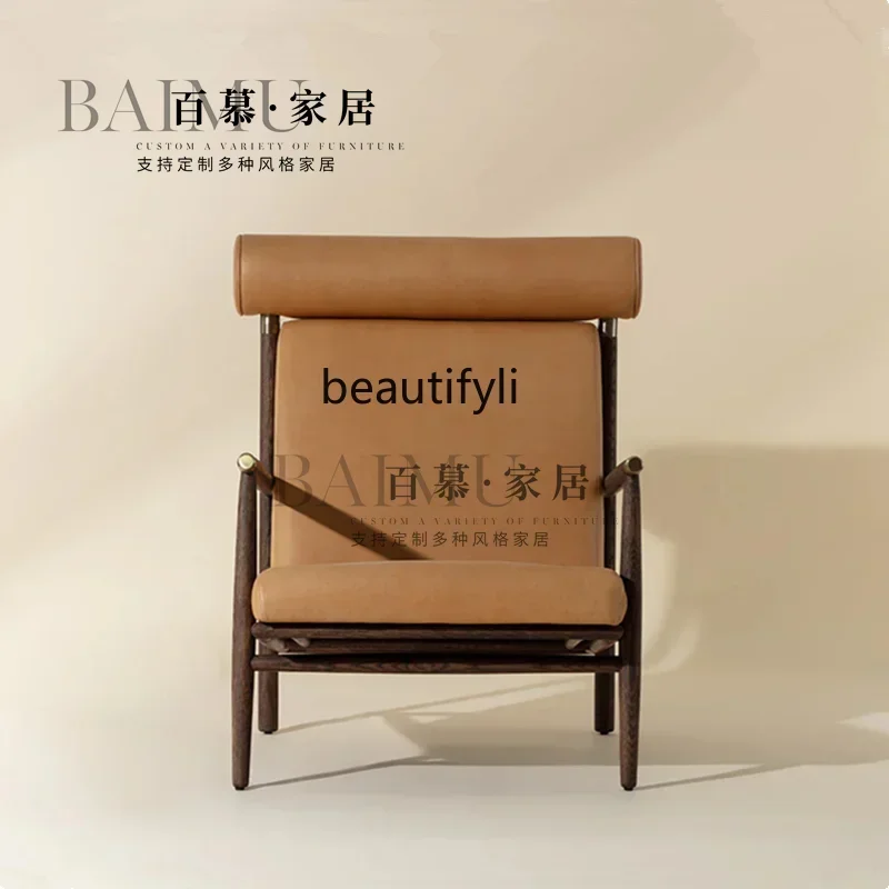 

ss K178 ss25 New Chinese living room solid wood sofa chair modern fabric leisure cafe club reception chair