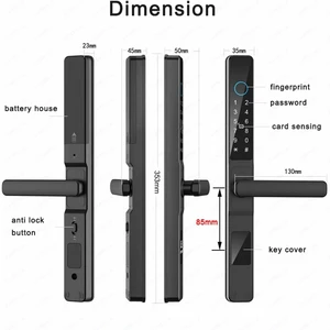 Intelligentes Schloss für wasserdicht 12 Hauptverkauf Elektronische Verriegelung für Aluminiumtür - №4