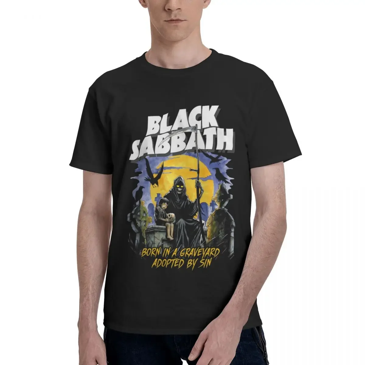 Black Sabbathes Band Rock T Shirts Graphic Y2K Pops Crewneck Tshirts For Men Women Tops